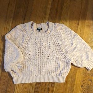 Express crop sweater size medium